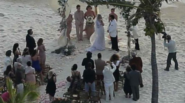 Церемония бракосочетания Джонни Деппа с Эмбер Херд проходила на Багамах. Фото radar online