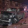 В Киеве пьяный водитель Toyota протаранил три автомобиля (фото)