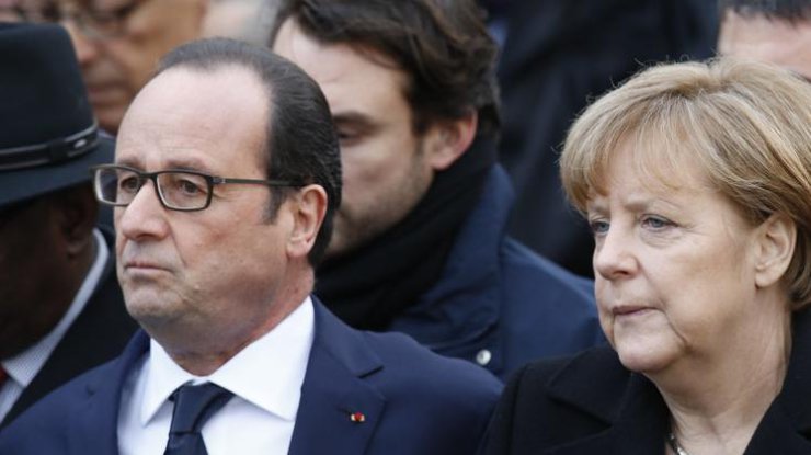 Франсуа Олланд и Ангела Меркель выступят с новой инициативой по Донбассу