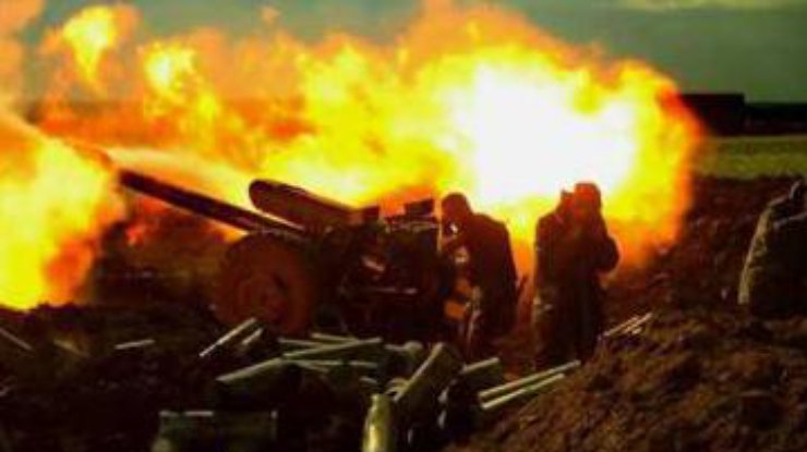 Украинская артиллерия уничтожила боевую технику российских военных под Дебальцево