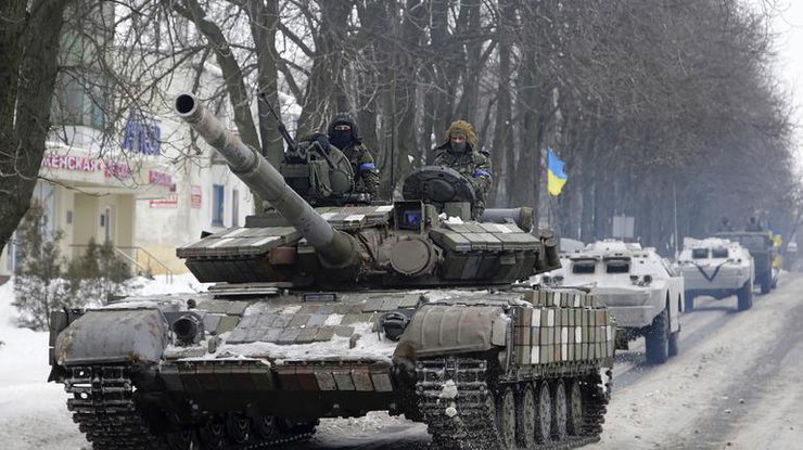 Украинская артиллерия оттеснила боевиков ЛНР от Северского Донца