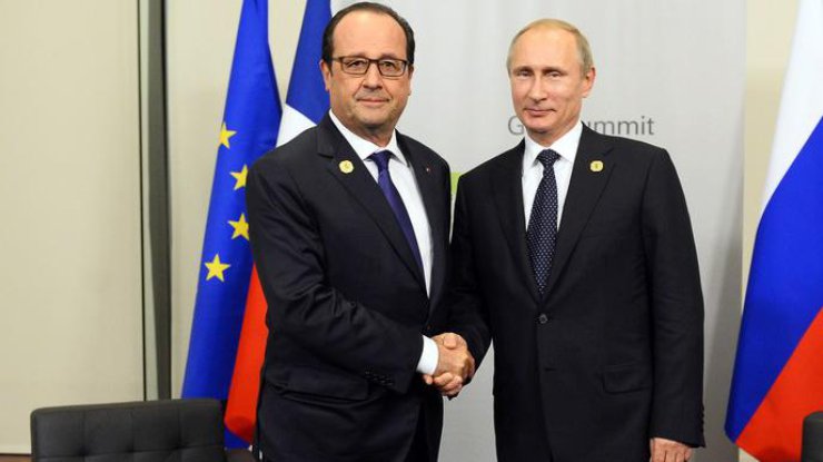 У Олланда большие надежды на договоренности с Путиным 