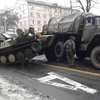 Колонна танков террористов направляется в Луганск