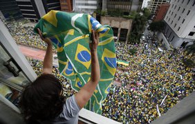 Миллионный митинг в Бразилии
