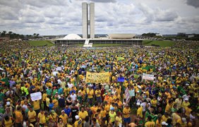 Миллионный митинг в Бразилии