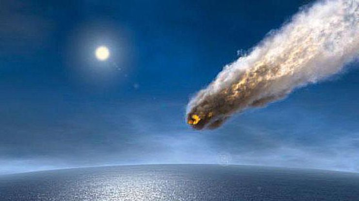 Метеор над озером Лох-Несс