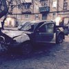 В Харькове сожгли автомобиль батальона "Східний корпус" (фото)