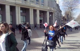 Активисты требовали отставки правительства Грузии