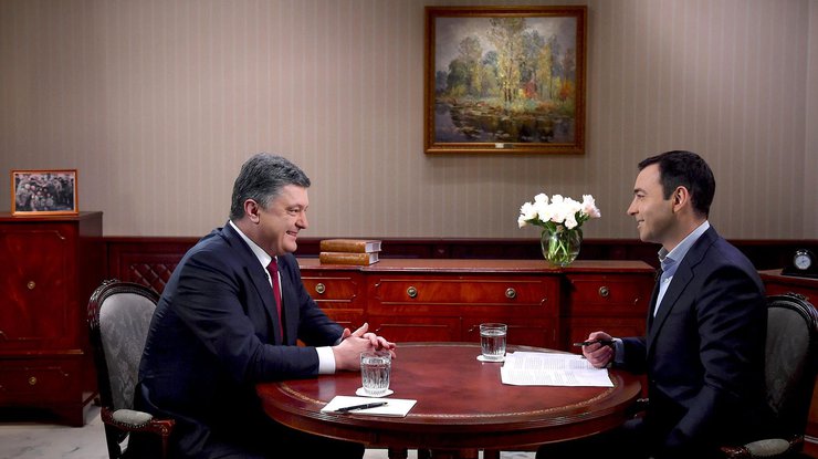 Эксклюзивное интервью президента Украины в 20:40 на "интере"