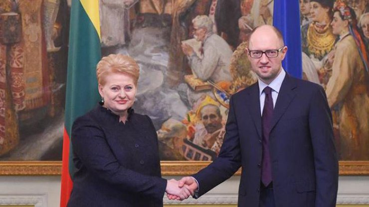 Грибаускайте уже провела 2 встречи с руководством Украины. Фото Facebook/Д.Грибаускайте