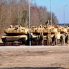 В Польшу заехала колонна танков и БТРов из США (фото)