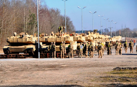 Колонна техники США в Польше. Фото  Gazeta Wyborcza