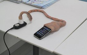 Зарядный кабель для iPhone в виде человеческой пуповины