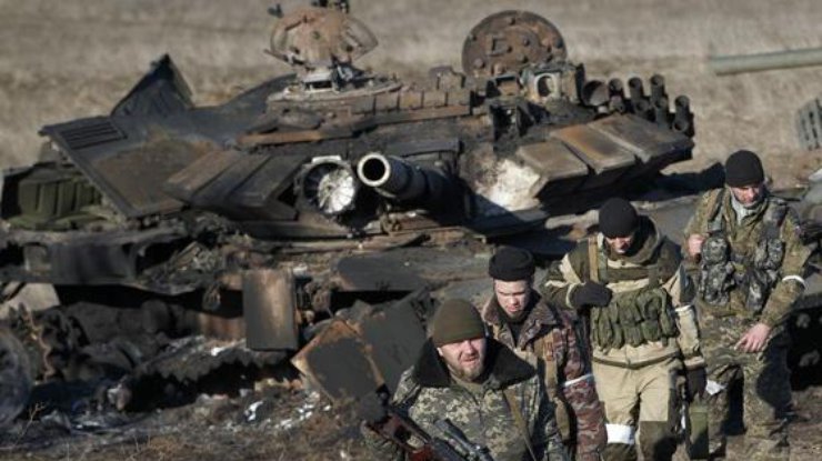 Военные разбили штаб террористов в Широкино