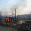 16 домов сгорели на Черниговщине: жгли траву (фото)