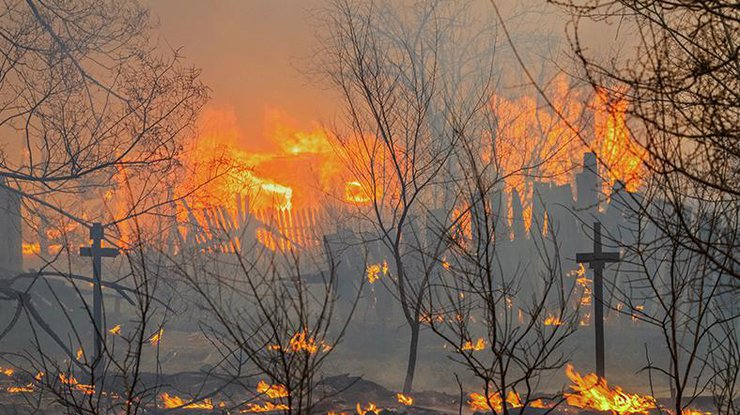 Лес горит в 16 районах Забайкальского края 