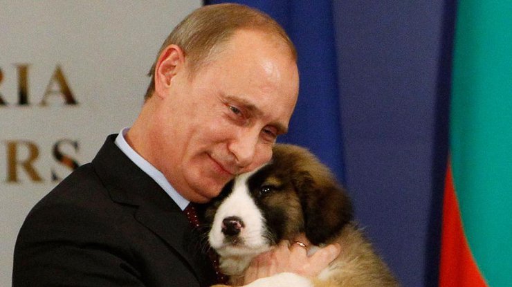 Владимир Путин не смог уговорить полковника купить жене собаку. Фото loveopium.ru