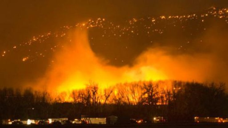 Огонь уже бушует в Монголии