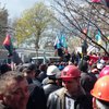 Более тысячи шахтеров заблокировали центр Киева (фото, видео)