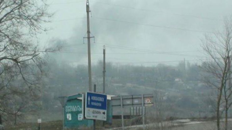 Террористы применили танки и САУ в Широкино