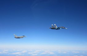 Перехват российской авиации в небе Балтики
