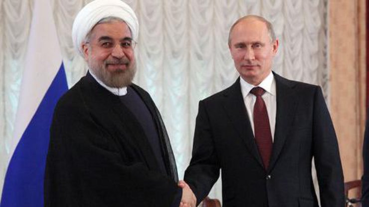 Встреча Путина с президентом Ирана Хасаном Рухани. Фото fedpress.ru