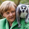 Ангела Меркель покормила дружелюбного лемура (фото)