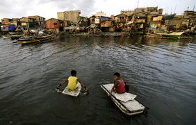 Мощный тайфун на Филиппинах