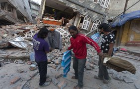 Разрушения в Непале