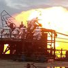 В России горит 100-метровая скважина "Газпрома" (фото)