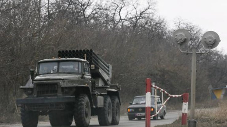 Боевики вели огонь из Луганска
