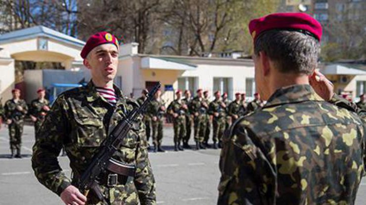 У бойцов Национальной гвардии Украины впечатляющая дисциплина.