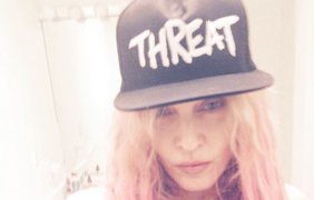 Мадонна теперь розововолосая. Фото из личного архива Мадонны