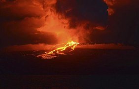 Извержение вулкана Вольф