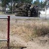 В Северодонецке танк рухнул с платформы транспортировщика (фото)