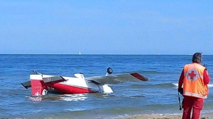 Самолеты упали в море. Фото cityrumors.it