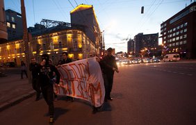 Файерный марш в Москве