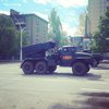 На улицы оккупированного Луганска вывели "Грады" и "Стрелы" (фото)