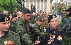 Парад оккупантов в Донецке