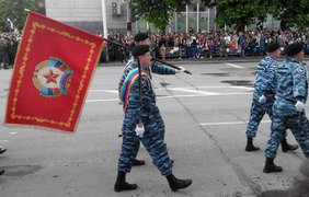 Парад оккупантов в Луганске