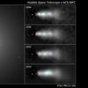 Астрономы засняли гонки плазмы из черной дыры (видео)