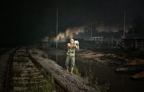 Как тушили пожар в Василькове. Фото Василия Полуэктова/hromadske.tv