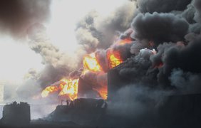 Как тушили пожар в Василькове. Фото Василия Полуэктова/hromadske.tv