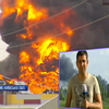 Пожежа під Києвом: рятувальники не можуть погастити 3 цистерни 