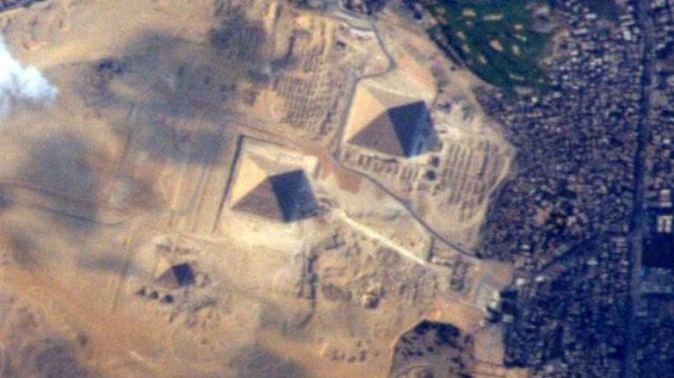 Египетские пирамиды. Фото twitter/AstroTerry