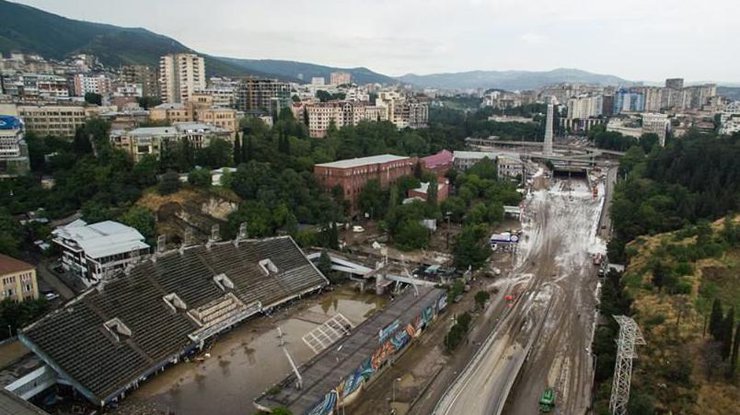 Наводнение в Тбилиси. Фото © George Khuchua