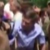 Захарченко с охраной убежал от антивоенного митинга в Донецке