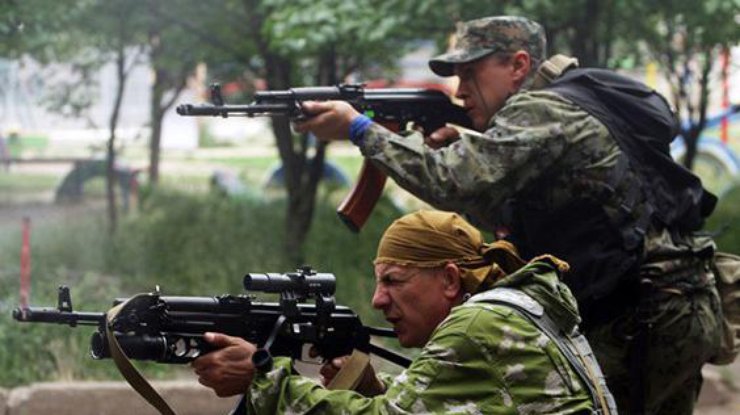 Боевики в Донбассе