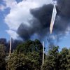 Небо Харькова черное от пожара: горят гаражи (фото)