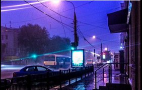 Воронеж заливает сильным дождем